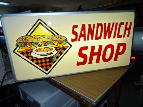 Signtronix 19.5&#034; x 5&#034; x 40&#034; indoor sandwich sign for sale