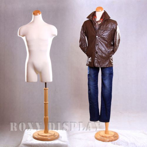 Male Mannequin Manequin Manikin Dress Form #33MLEG01+BS-R01N