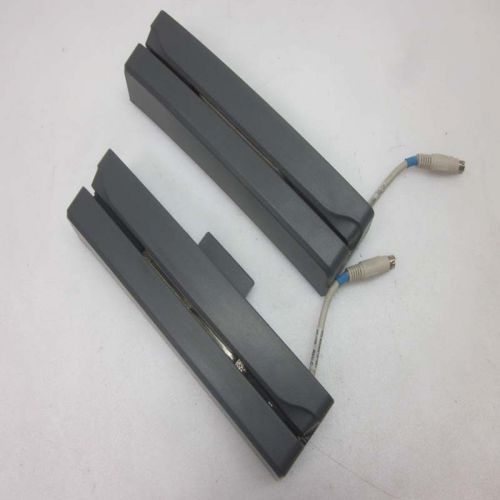 Lot of 2 Par-Tech F5300-01 Magnetic Stripe POS Card Swipe Reader 001794301