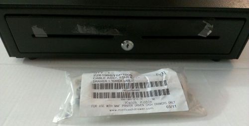 MMF Cash Drawer Company 225IM151644204 Val-u Line 2 Slot 16&#034; Cash Drawer Black