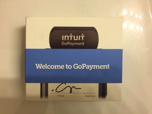 Intuit GoPayment Reader Credit Card Reader for Smartphone Mobile Android iPhone