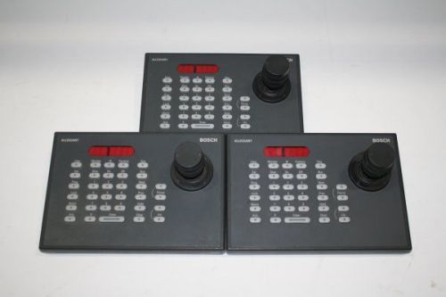 Lot of 3 Allegiant Bosch LTC8555/00 Compact Keyboard Joystick CCTV