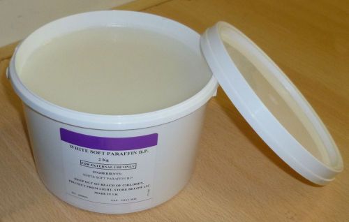 White soft paraffin 2kg aka white 100% petroleum jelly, vaseline, horse, cattle for sale