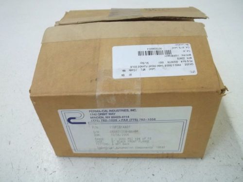 PERMA-CAL INDUSTRIES, INC. 110FIB14A01 GAUGE 0-3000 PSI *NEW IN A BOX*