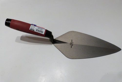 Marshalltown 10 1/2&#039;&#039; brick trowel london pattern with durasoft handle for sale