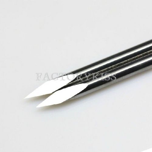 5 pcs three arris carbide steel cnc router pyramid engraving n3j3.4502 bits fks for sale