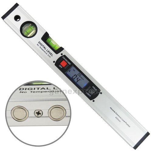 Digital Level Inclinometer Angle Finder Spirit Level Read Upright 360° w/ Magnet