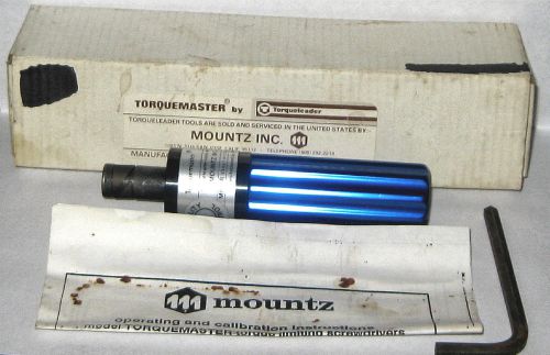 MOUNTZ - TLS0135 MINOR - 020066 (BLUE) - PRESET TORQUE SCREWDRIVER - NIB