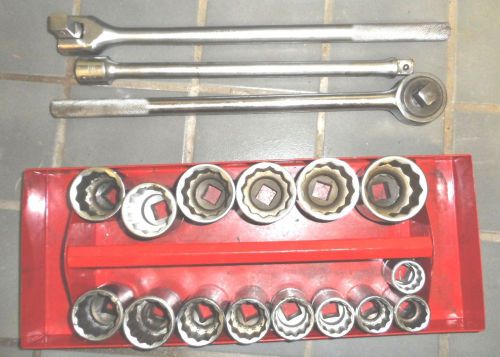 Dayton Brand (US Made) Heavy Duty Professional Grade 3/4&#034; drive socket set