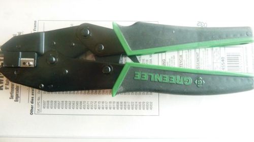 Greenlee 45540  kwik cycle ratchet crimper  9&#039;  , 23 cm NEW