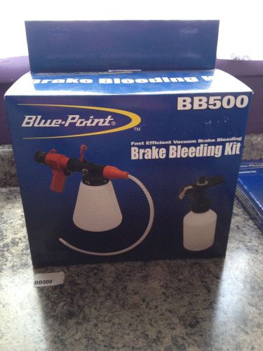 Blue point brake bleeder kit, vacuum-type bb500  new! for sale