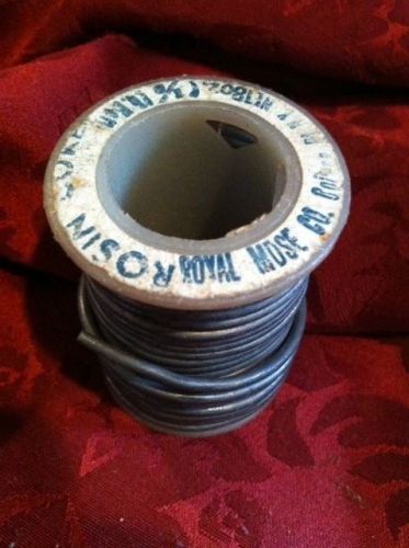 Vintage Solder SPOOL WIRE ROYAL ROSIN CORE