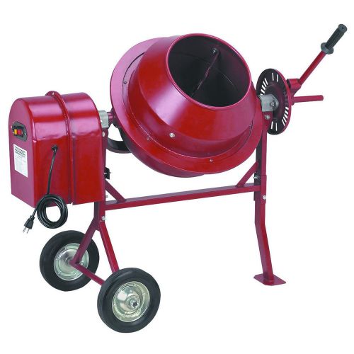 Brand new portable electric 1-1/4 cubic ft. cement concrete mortar stucco mixer for sale