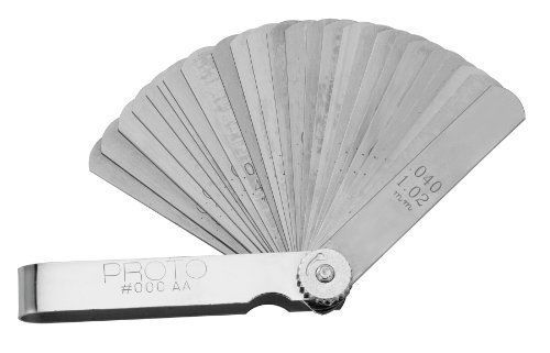 Stanley Proto J000AA 25 Blade Master Feeler Gauge Set