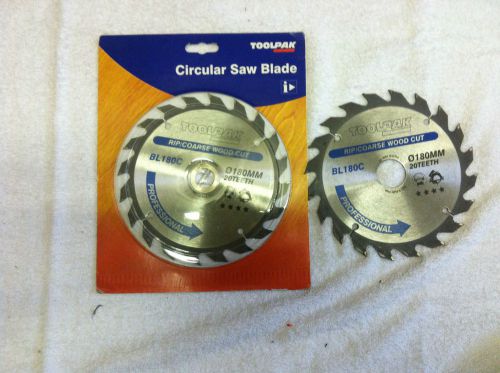 Toolpak Circular Sawblade (Rip/Coarse Woodcut)(30mm/180mm/20teeth)