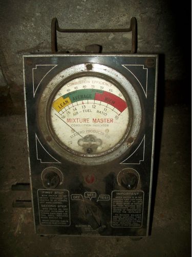 MIXTURE MASTER COMBUSTION INDICATOR TEST TOOL VINTAGE COMBUSTION INDICATOR