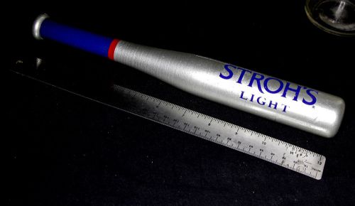 STROHS LIGHT Baseball Bat Beer Tap Handle Beer Tapper Bar Collectibles