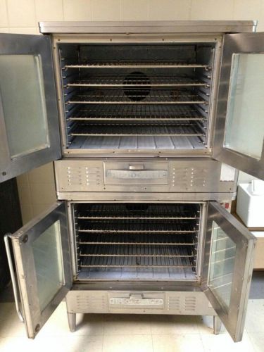 Blodgett Double Stack Gas Convection Oven Model FA 100 SL# 774FA - 14 42500/BUR