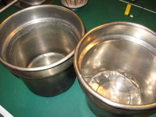 Inset Stainless Steel. 6 QUART. TWO (2) USED