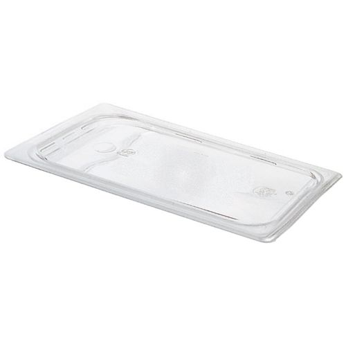 Cambro 1/3 gn flat lid, 6pk clear 30cwc-135 for sale