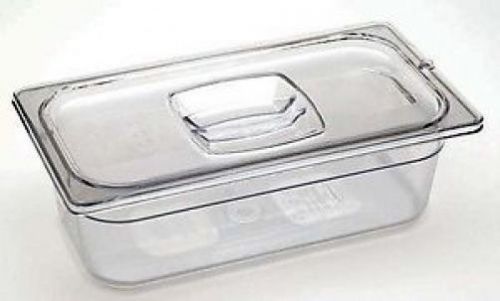 Rubbermaid FG102P23CLR Food Pan Cover 100P 101P Peg Hole