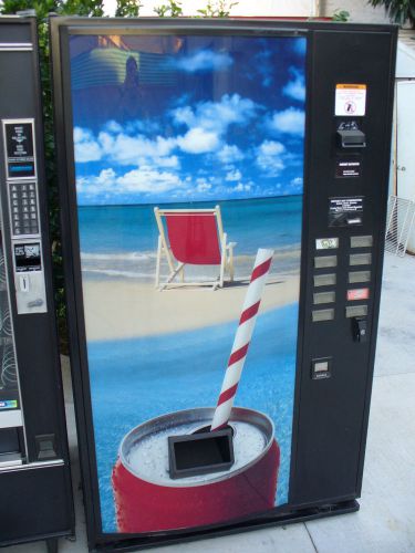 Nice looking usi cd10 cold drink multiprice soda vending machine-ships next day for sale