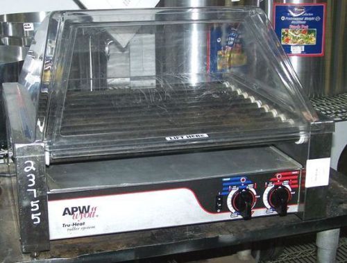 Apw hot dog roller with sneeze guard 120v; 1ph; model: hrs318 for sale