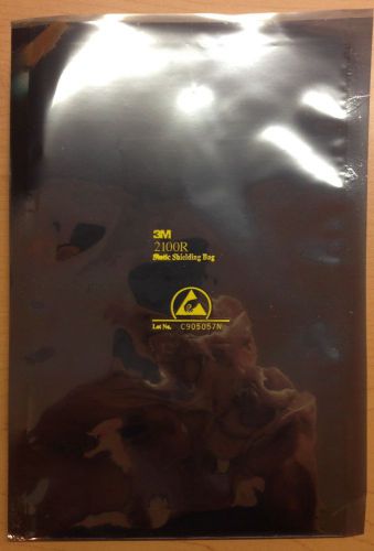 3M, 2100R, Static Shielding Bag, Open End, 6&#034; x 10&#034;, Qty. 100 Bgs