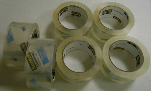 Scotch Shipping Packing Tape Heavy Duty 1.88 Inches x 54.6 Yards, 6-Rolls inBULK