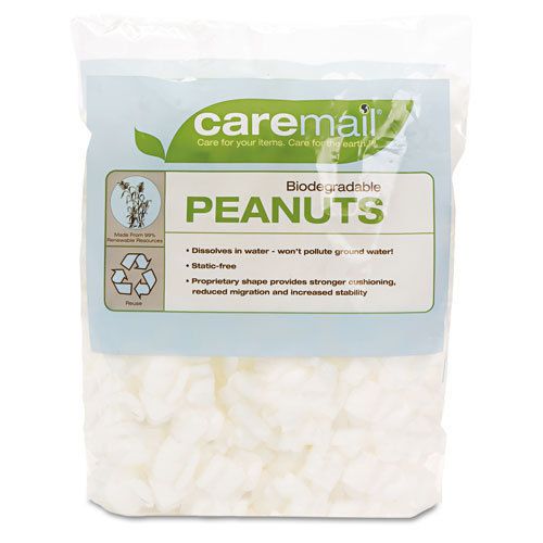 Caremail caremail biodegradable peanuts, 0.34 cubic feet for sale