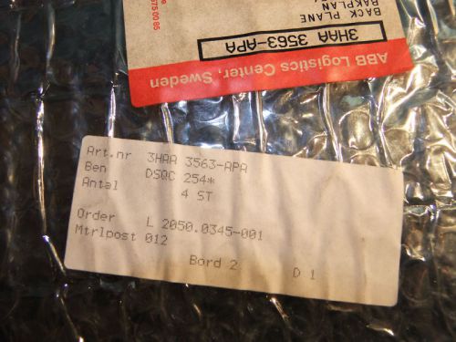 ABB     DSQC254    3HAA3563-APA, Price for 1 item,  NEW