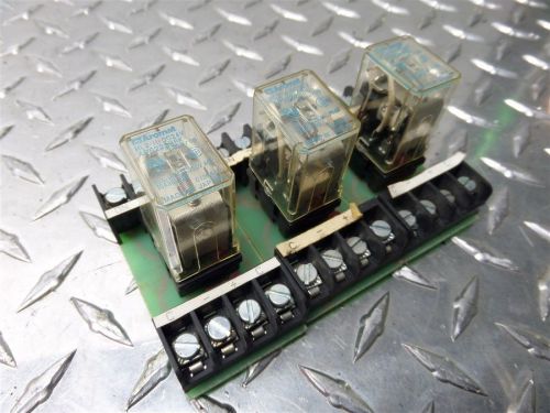 3 piece lot of aromat hl2-h-dc24v relays + base for sale