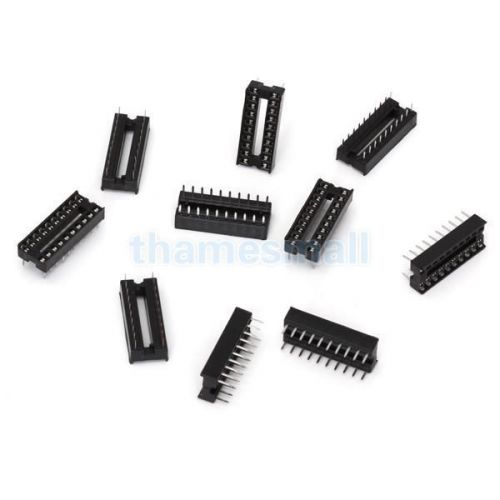 10pcs 20Pin 20 Pin DIP IC Socket Adapter 2.54 mm Pitch High Quality