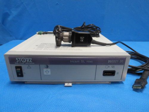 Storz 20222120 Tricam SL Endoscopy System with NTSC camera head- Clear Image!