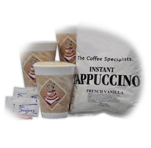 Powdered french vanilla mix six 2 lb hot drink machins bags 7035 - new item for sale