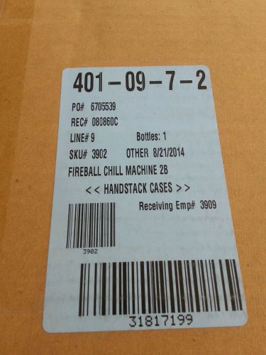 NEW IN BOX Fireball Whiskey Shot Chiller Machine Model C-4 Newest Model