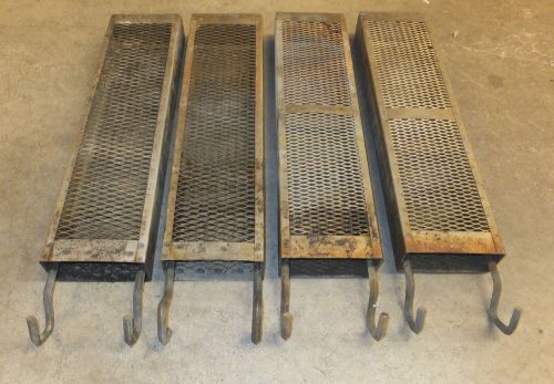 (4) Titanium Plating Anode Baskets 6&#034; x 2.5&#034; x 24&#034; L