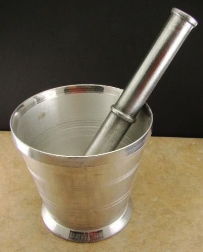 Aluminum Alloy Mortar Pestle Rock-Ore Crusher-Pulverizer-Assay-Gold-Quartz