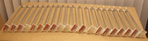 LOT of 20 Peg Hooks 14&#034; Scan Pricing Pegboard Peghook board