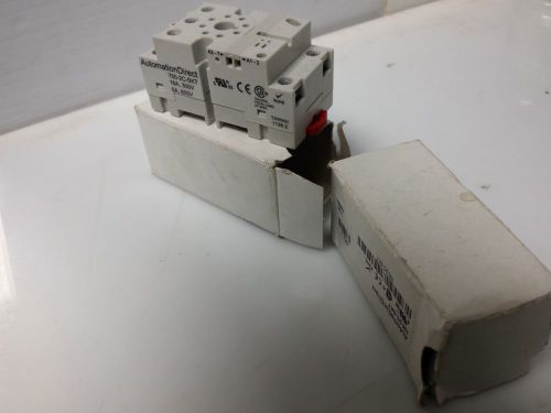 LOT OF 2 AUTOMATION DIRECT RELAY SOCKET 750-2C-SKT NEW 7502CSKT