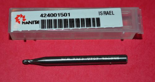 HANITA 1/16&#034; 4 FLUTE CARBIDE BALL NOSE END MILL - &#034;NEW&#034; 1 Pc