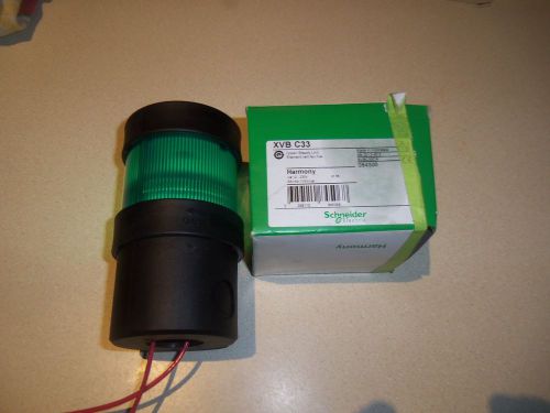 SCHNEIDER ELECTRIC XVB C33/XVB C21 GREEN STACK LIGHT AND BASE