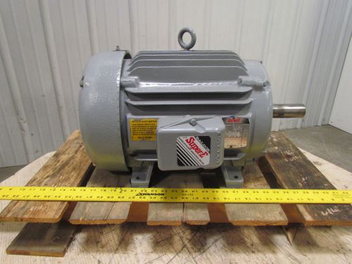 Baldor em2334t 20 hp super-e electric motor 230/460v 3ph 256t frame 1760 rpm for sale