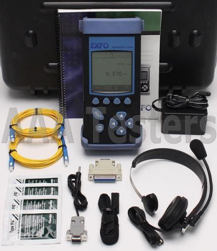 EXFO MaxTester FOT-922-23BL-EI SM Fiber Tester w/ Talk Set FOT-920 FOT-922