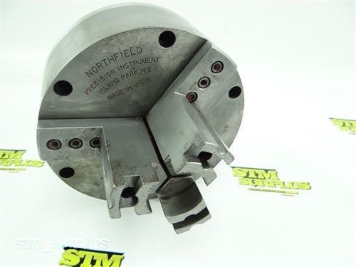 NORTHFIELD PRECISION 6&#034; POWER CHUCK W/ 3 STEEL JAWS