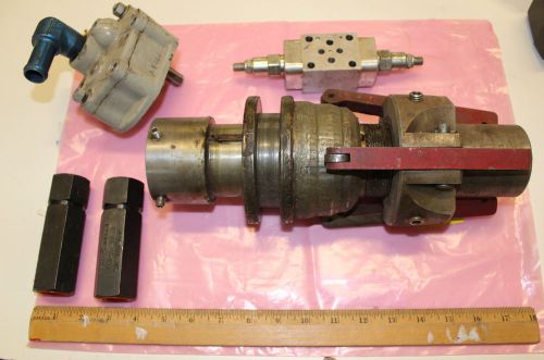 LOT OF HYDRAULIC FITTING PLUG QUICK COUPLER PUMP BLOCK #4982