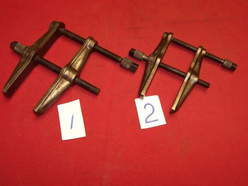 2 Machinist&#039;s Clamps: J. H. Williams: Vulcan: Heavy Duty