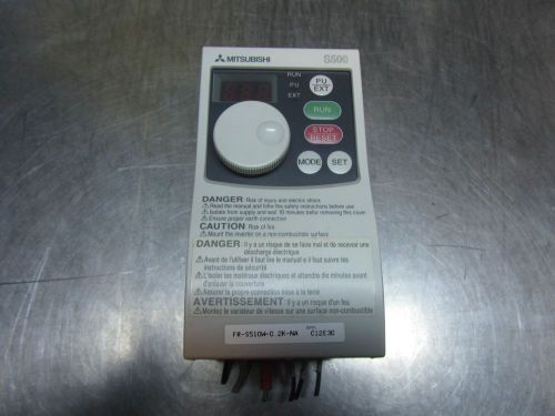 Mitsubishi FR-S510W-0.2K Motor Drive VFD Inverter Freqrol