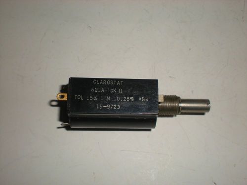 CLAROSTAT 62JA-10K 62JA10K POTENTIOMETER