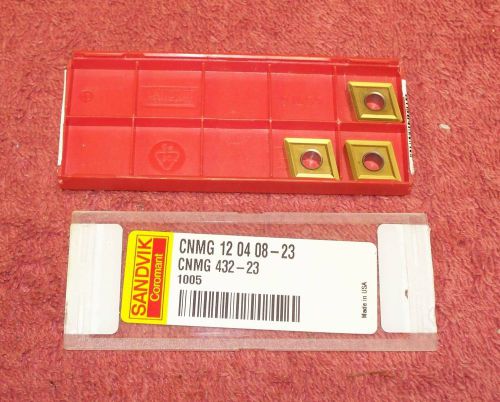 SANDVIK    CARBIDE  INSERTS  CNMG 432   GRADE  1005     PACK OF 3